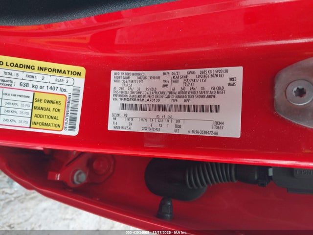 2021 FORD BRONCO 1FMDE5BH5MLA70130 Photo 8