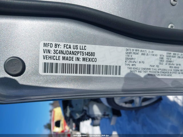 2023 JEEP COMPASS 3C4NJDAN2PT514580 Photo 8