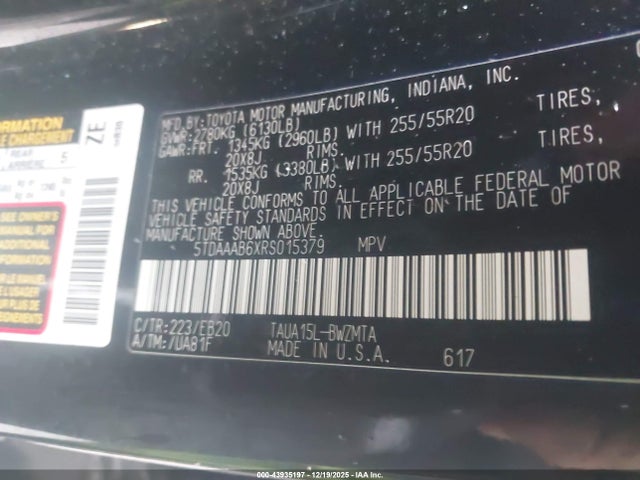 5TDAAAB6XRS015379 Lexus Tx 350 Premium