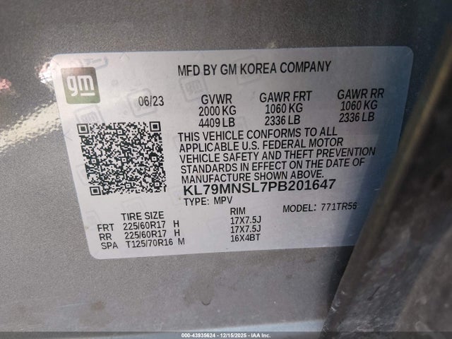 2023 CHEVROLET TRAILBLAZER KL79MNSL7PB201647 Photo 8