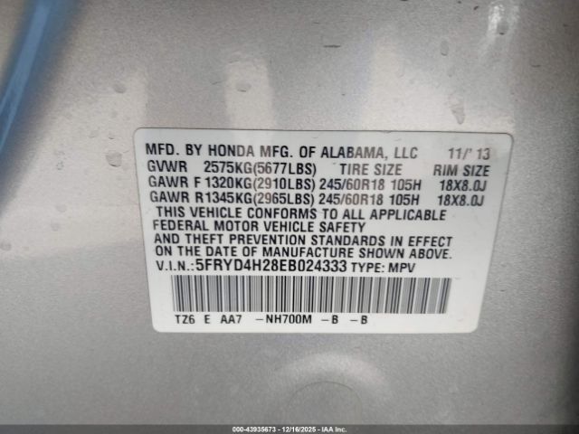 2014 ACURA MDX 5FRYD4H28EB024333 Photo 8