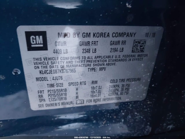 Buick Encore Awd Preferred 2019 KL4CJESB7KB767965 Image 9