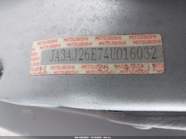 2004 MITSUBISHI LANCER JA3AJ26E74U016032 Photo 8
