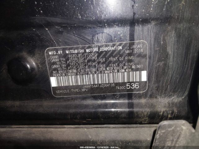 2018 MITSUBISHI ECLIPSE CROSS JA4AT5AA1JZ064135 Photo 8