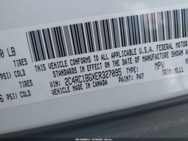 2014 CHRYSLER TOWN & COUNTRY 2C4RC1BGXER327095 Photo 8