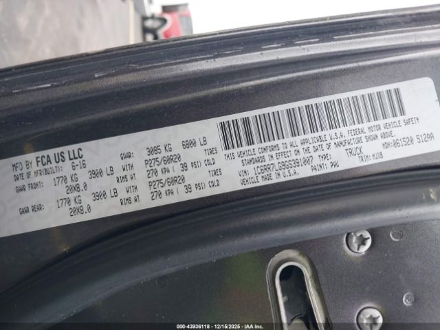 2016 RAM 1500 1C6RR7LG9GS391007 Photo 8