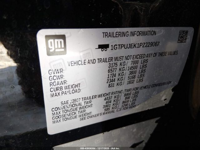 2023 GMC SIERRA 1500 1GTPUJEK1PZ229067 Photo 8