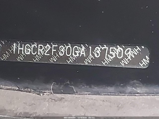 1HGCR2F30GA137509 Honda ACCORD LX