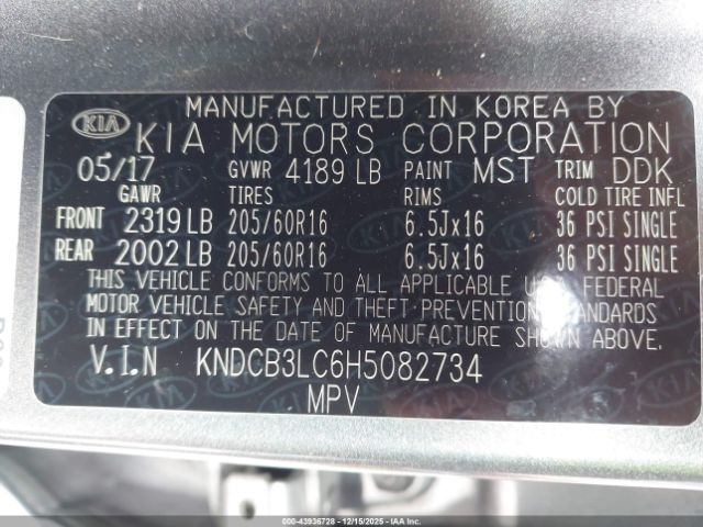 2017 KIA NIRO KNDCB3LC6H5082734 Photo 8