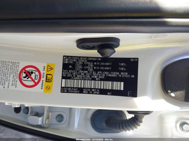 Aukcja sprzedaży 2020 Lexus Nx 300, vin: JTJAARBZXL2158739, numer aukcji: 43937035