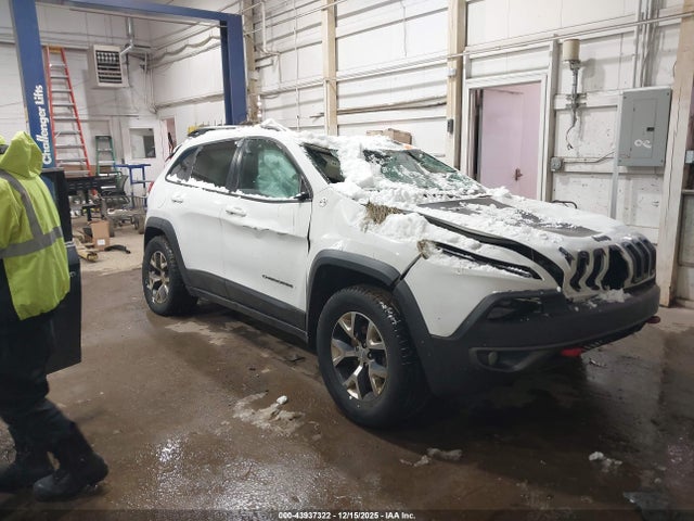 2016 Jeep Cherokee Trailhawk მანქანა იყიდება აუქციონზე, vin: 1C4PJMBB9GW316957, აუქციონის ნომერი: 43937322
