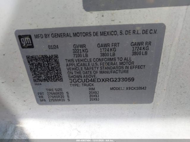 2024 CHEVROLET SILVERADO 1500 3GCUD4EDXRG233059 Photo 8