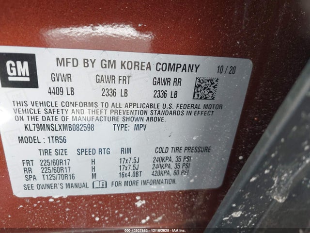 2021 CHEVROLET TRAILBLAZER KL79MNSLXMB082598 Photo 8