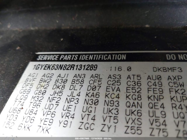 2002 CADILLAC ESCALADE 1GYEK63N82R131289 Photo 8