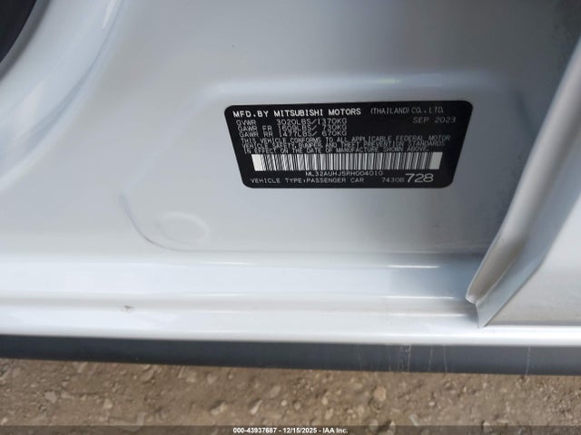 2024 MITSUBISHI MIRAGE ML32AUHJ5RH004010 Photo 8