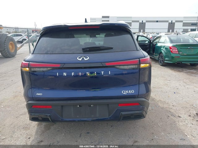 43937940 :رقم المزاد ، 5N1AL1FSXSC342501 vin ، 2025 Infiniti Qx60 Luxe Awd مزاد بيع