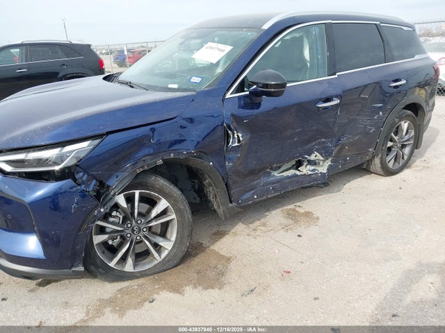 43937940 :رقم المزاد ، 5N1AL1FSXSC342501 vin ، 2025 Infiniti Qx60 Luxe Awd مزاد بيع