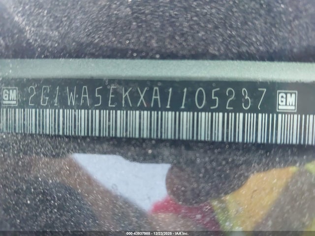Aukcja sprzedaży 2010 Chevrolet Impala Ls, vin: 2G1WA5EKXA1105237, numer aukcji: 43937988