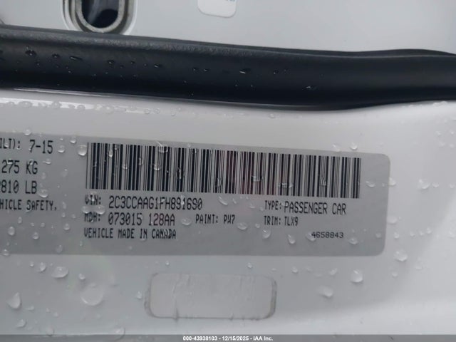 Chrysler 300 Limited 2015 2C3CCAAG1FH891690 Image 9