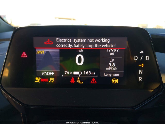 43938145 :رقم المزاد ، 1V25MPE89PC027867 vin ، 2023 Volkswagen Id.4 S مزاد بيع