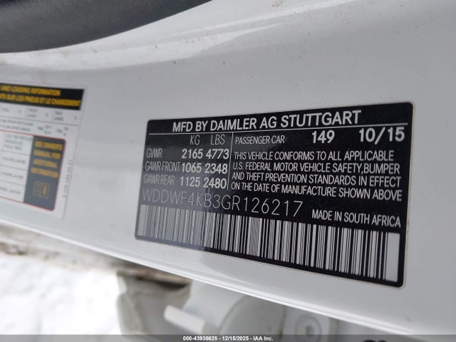 2016 MERCEDES-BENZ C 300 WDDWF4KB3GR126217 Photo 8