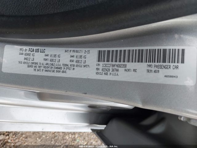 2015 CHRYSLER 200 1C3CCCFB0FN682358 Photo 8