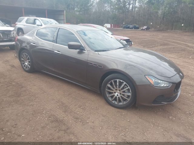 2014 MASERATI GHIBLI ZAM57RTA6E1089578