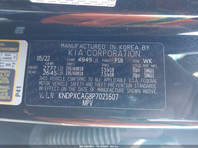 2023 KIA SPORTAGE HYBRID KNDPXCAG8P7021607 Photo 8