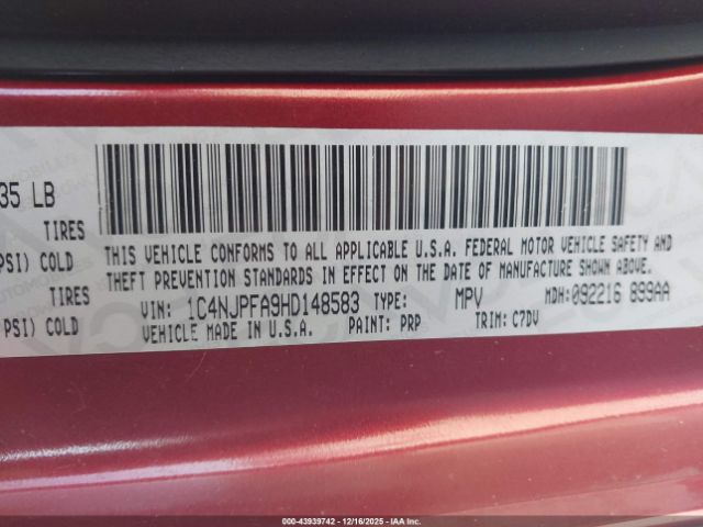 2017 JEEP PATRIOT 1C4NJPFA9HD148583 Photo 8