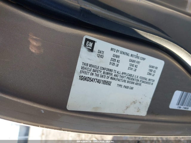 2004 CADILLAC DEVILLE 1G6KD54Y74U185692 Photo 8