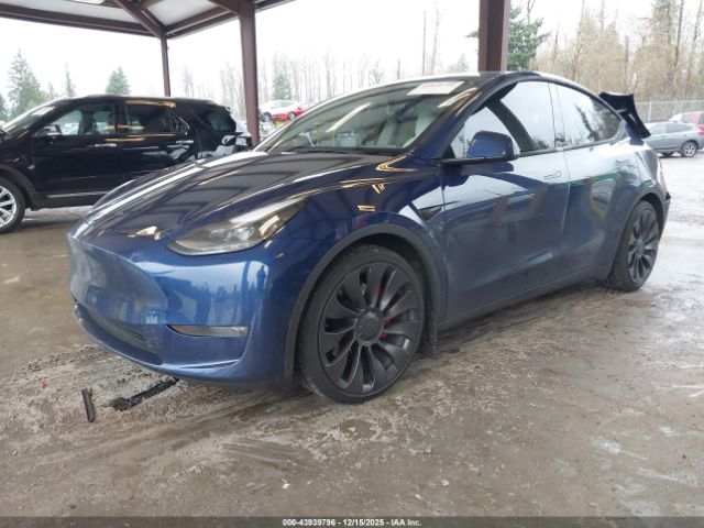 2022 TESLA MODEL Y 7SAYGDEF5NF405995 Photo 1
