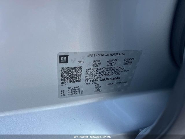 2018 CADILLAC ESCALADE ESV 1GYS4KKJ5JR111066 Photo 8