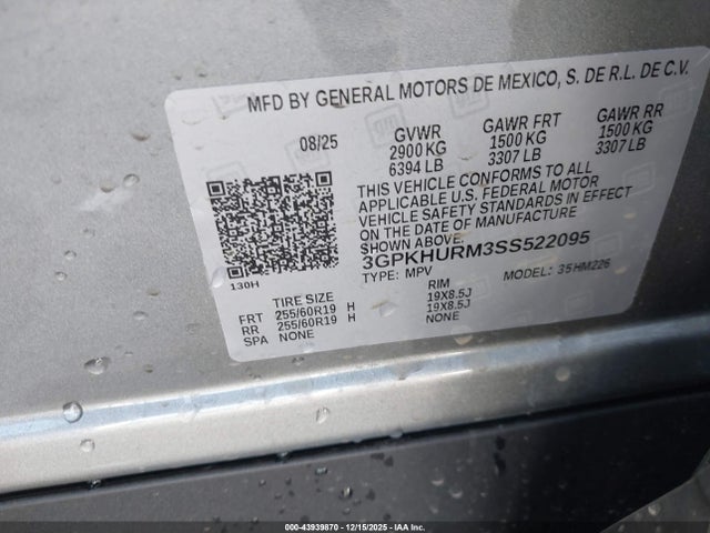 Honda Prologue Ex 2025 3GPKHURM3SS522095 Image 9