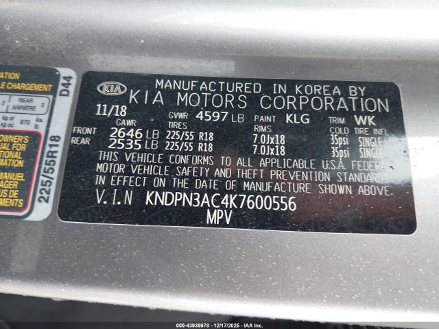 KIA Sportage Ex 2019 KNDPN3AC4K7600556 Image 9