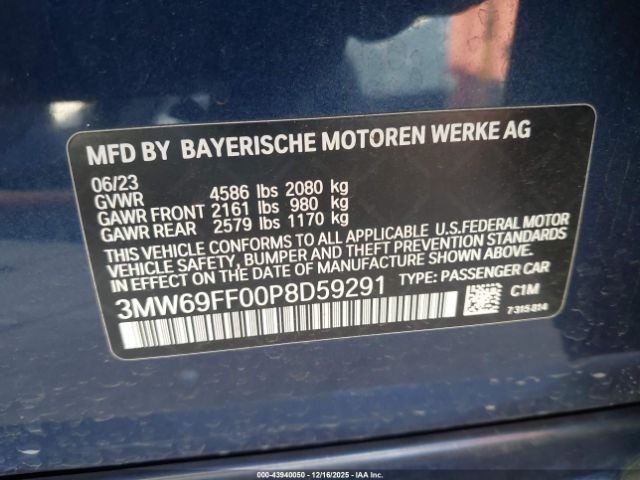 2023 BMW 330I 3MW69FF00P8D59291 Photo 8