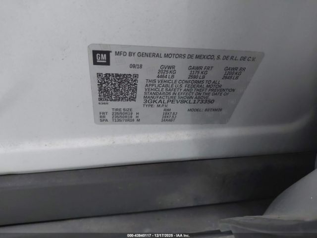 2019 GMC TERRAIN 3GKALPEV8KL173350 Photo 8