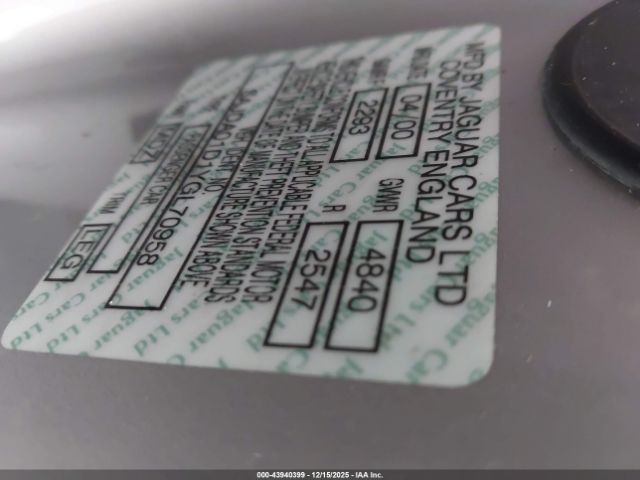 2000 JAGUAR S-TYPE SAJDA01D1YGL70958 Photo 8