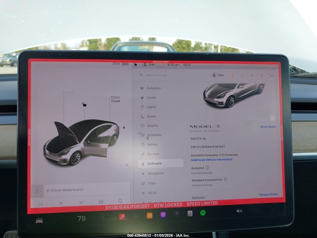 2018 TESLA MODEL 3 5YJ3E1EAXJF061297 Photo 6