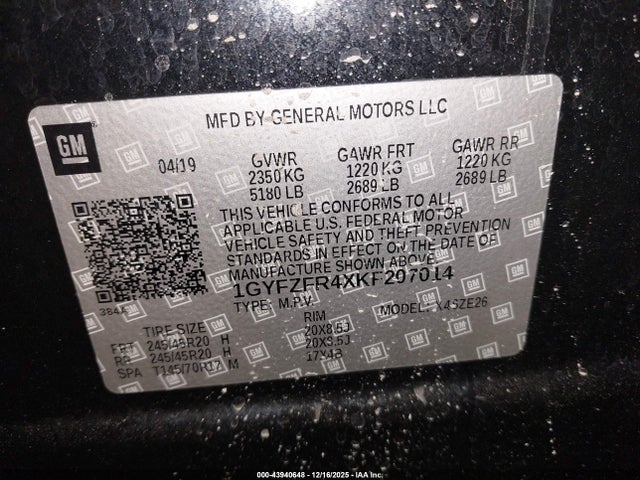 2019 CADILLAC XT4 1GYFZFR4XKF207014 Photo 8