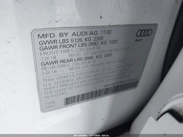 2021 AUDI Q3 WA1EECF3XM1052224 Photo 8