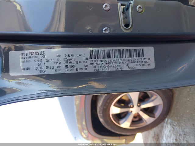 Продажа на аукционе авто 2019 Jeep Cherokee Limited 4x4, vin: 1C4PJMDX4KD441412, номер лота: 43940707