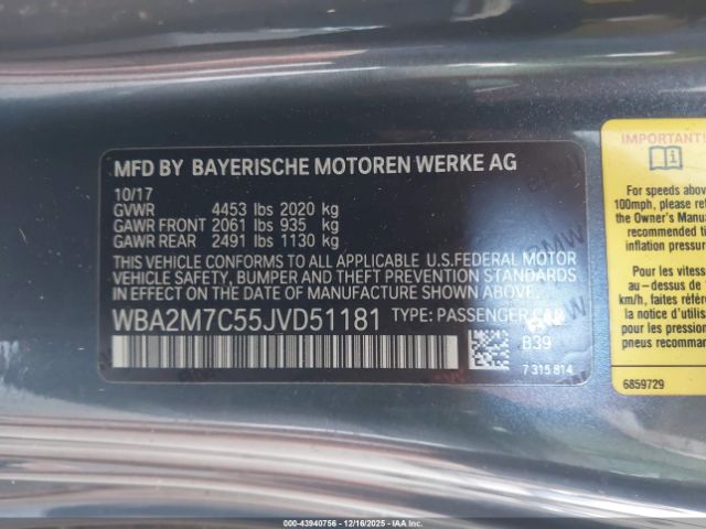 2018 BMW 230I WBA2M7C55JVD51181 Photo 8