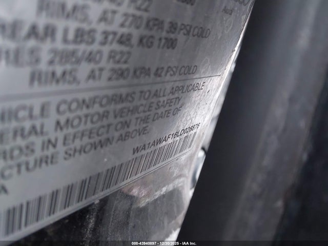 2020 AUDI SQ8 WA1AWAF16LD026876 Photo 8