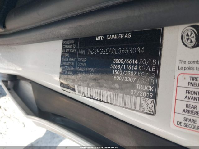 2020 MERCEDES-BENZ METRIS WD3PG2EA8L3653034 Photo 8