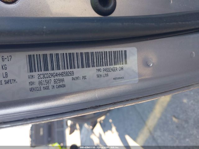 2017 DODGE CHALLENGER 2C3CDZAG4HH658269 Photo 8