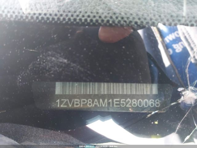 2014 FORD MUSTANG 1ZVBP8AM1E5280068 Photo 8