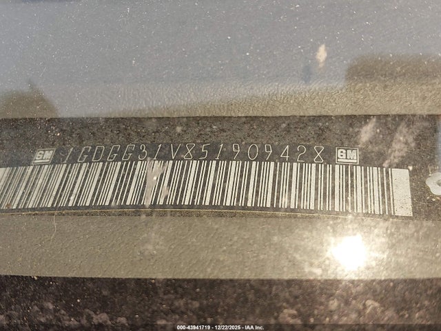 2005 Gmc Savana Cutaway Standard მანქანა იყიდება აუქციონზე, vin: 1GDGG31V851909428, აუქციონის ნომერი: 43941719