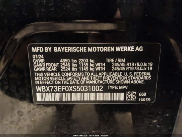 2025 BMW X1 WBX73EF0XS5031002 Photo 8