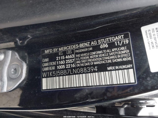 2020 MERCEDES-BENZ AMG CLA 35 W1K5J5BB7LN088394 Photo 8