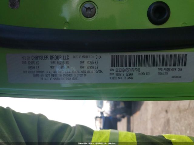 2015 DODGE CHALLENGER 2C3CDZAT5FH707781 Photo 8